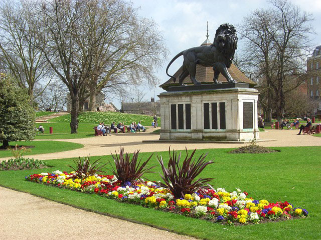 Forbury Gardens in Central Reading